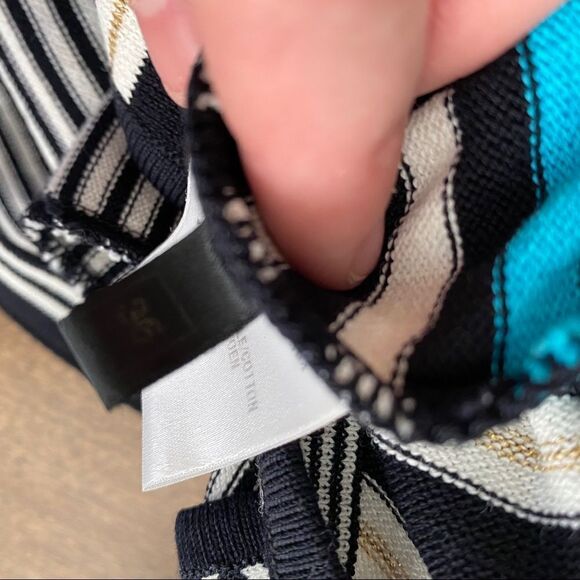 Escada striped Cardigan Longline Star Studded 36 - Picture 4 of 6